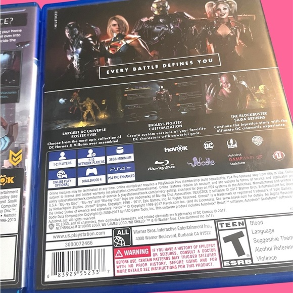 Sony PS4 Game Trio - Blue Cases No OFFERS!! BOUGHT AT $71 no lower - Picture 5 of 7